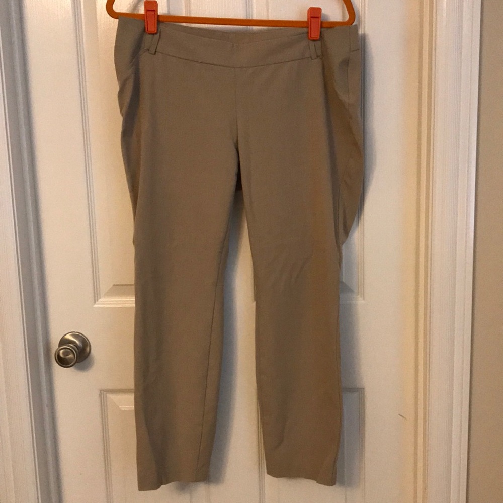 Motherhood maternity ankle length dress pants.